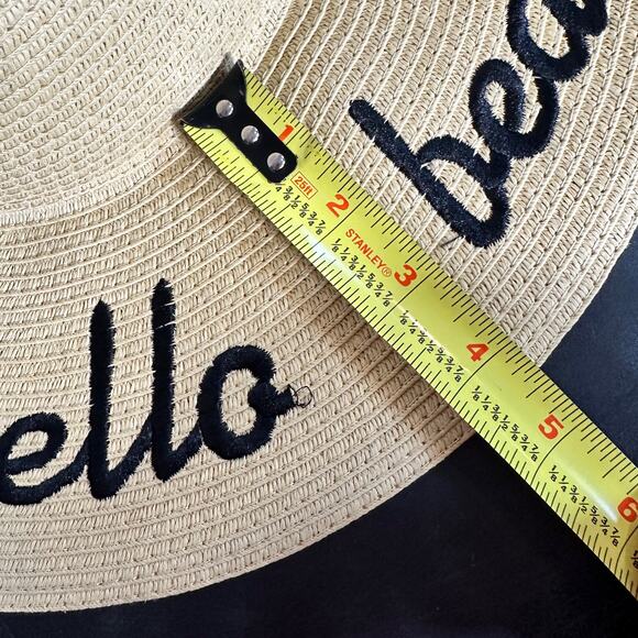 Large Brim Beach Sun Hat - Picture 10 of 11